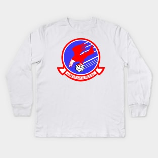 Mav & Goose Beach Volleyball Kids Long Sleeve T-Shirt